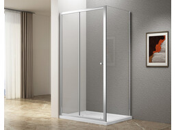 Aqualine UGGA obdĺžnikový sprchovací kút 1400x900mm, číre sklo ATS140-02