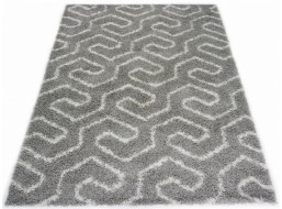 Kusový koberec SHAGGY TOP - 463 - sivý
