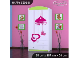 Detská skriňa FALL IN LOVE - TYP 6B