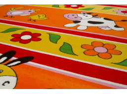 Detský koberec FARM orange