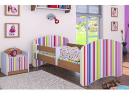Detská posteľ bez šuplíku 160x80cm PRÚŽKY