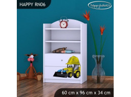 Detský úložný regál BAGR - TYP 6 - NÍZKY