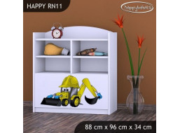 Detský úložný regál BAGR - TYP 11 - NÍZKY