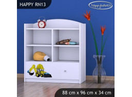 Detský úložný regál BAGR - TYP 13 - NÍZKY