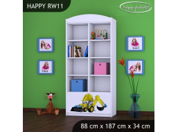 Detský úložný regál BAGR - TYP 11 - VYSOKÝ