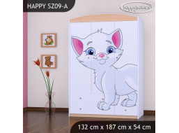 Detská skriňa MAČIČKA - TYP 9