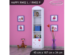 Detský úložný regál MACKO S BALONKY - TYP 2 - VYSOKÝ