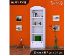 Detský úložný regál MACKO S BALONKY - TYP 8 - VYSOKÝ