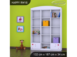 Detský úložný regál MACKO S BALONKY - TYP 18 - VYSOKÝ