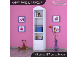 Detský úložný regál MODRÝ MACKO - TYP 2 - VYSOKÝ