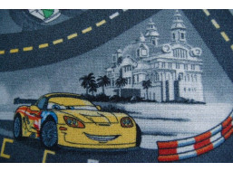 Detský koberec CARS ŠEDÝ