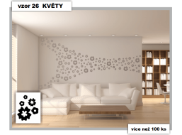 Samolepky DECOR COLOR vzor 26 - KVETY