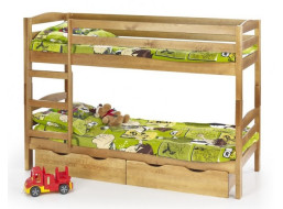 Detská poschodová posteľ bez šuplíkov 190x80cm SAMUEL + matrace ZADARMO!