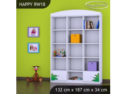 Detský úložný regál ZOO - TYP 18 - VYSOKÝ