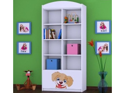 Detský úložný regál PSÍK - TYP 11 - VYSOKÝ