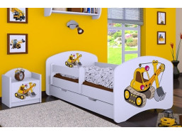 Detská posteľ so šuplíkom 180x90cm VESELÝ PSÍK