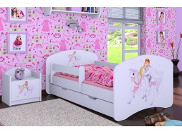 Detská posteľ so šuplíkom 180x90cm VESELÝ PSÍK