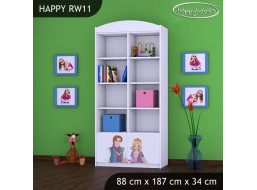 Detský úložný regál PRINC A PRINCEZNA - TYP 11 - VYSOKÝ