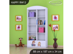 Detský úložný regál PRINC A PRINCEZNA - TYP 13 - VYSOKÝ