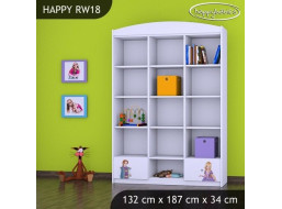 Detský úložný regál PRINC A PRINCEZNA - TYP 18 - VYSOKÝ