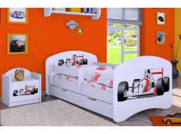 Detská posteľ so šuplíkom 180x90cm VESELÝ PSÍK