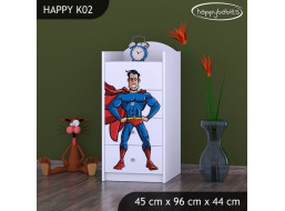Detská komoda SUPERMAN - TYP 2