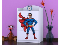 Detská komoda SUPERMAN - TYP 3
