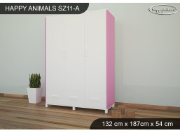 Detská skriňa BIELA - TYP 11A