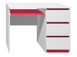 Písací stôl - CITY TYP A - červená