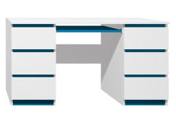 Písací stôl - CITY TYP B - tmavo modrá