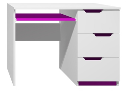 Písací stôl - MODERN TYP A - tmavo fialová