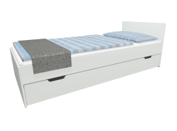 Detská posteľ so zásuvkou - MODERN 200x90 cm - grafit