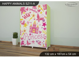 Detská skriňa PRINCESS - TYP 11A