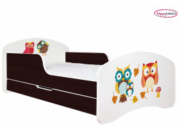 Detská posteľ so zásuvkou sovie RODINKA