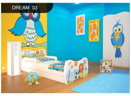 Detská posteľ so zásuvkou 160x80cm ZVIERATKÁ + matrace ZADARMO!