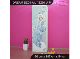 Detská skriňa ĽADOVÁ PRINCEZNÁ - TYP 4A