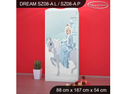 Detská skriňa ĽADOVÁ PRINCEZNÁ - TYP 8A