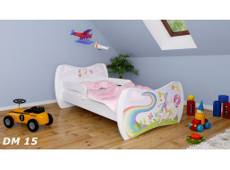 Detská posteľ bez šuplíku 180x90cm Jednorožec A DUHA + matrace ZADARMO!