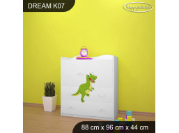Detská komoda DINOSAURI - TYP 7