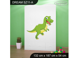 Detská skriňa DINOSAURI - TYP 11A