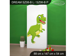 Detská skriňa DINOSAURI - TYP 8B