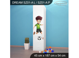 Detská skriňa FUTBAL - TYP 1A