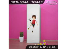 Detská skriňa FUTBAL - TYP 4A