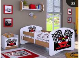 Detská posteľ bez šuplíku 160x80cm Ferarri - buk