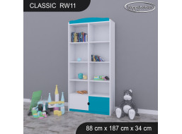 Detský regál vysoký CLASSIC - TYP 11