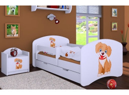 Detská posteľ so zásuvkou 140x70 PSÍK