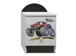 Nočný stolík MONSTER TRUCK