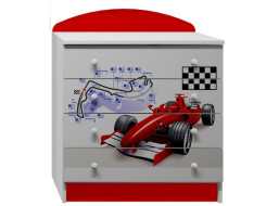 Komoda ČERVENÁ FORMULA - TYP A