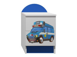 Nočný stolík POLICAJNÉ AUTO