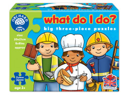 Orchard Toys Puzzle - Čím budem 6 x 3 dieliky